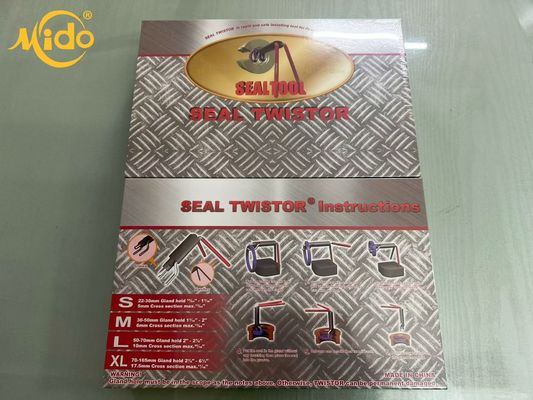 Herramientas de sello de caucho metálico Kit de instalación de sello hidráulico profesional Conveniente Sello Twister Kit de reparación de sello de varilla duradero