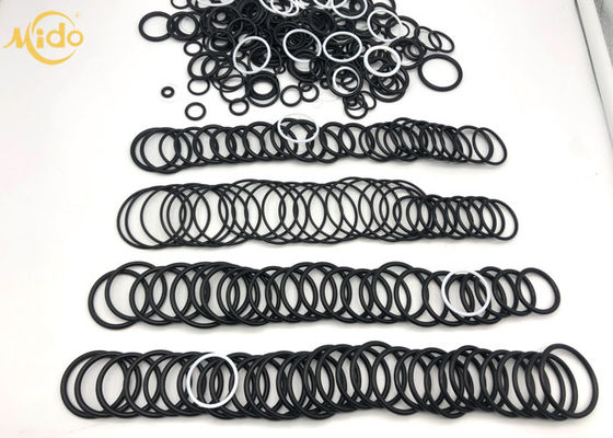 Material de goma natural estándar del equipo NBR del sello de la válvula de control del tamaño SK350-6E