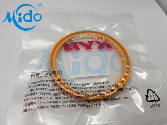 Sello KAYABA KYB Tamaño 130*150*12 Sellos hidráulicos para cilindros de barra de cilindro Partes originales Color naranja