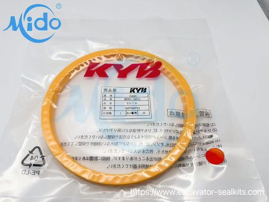 160*180*12 KAYABA MRU-KYB Rod de cilindro hidráulico U-Seal Kit de sellado de reparación de alta presión TPU