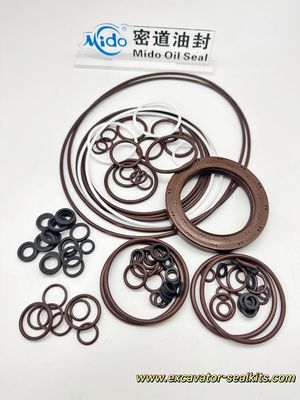 Kit de sellado de bomba hidráulica principal K7V180 FKM Viton Resistencia a altas temperaturas Estándar Negro