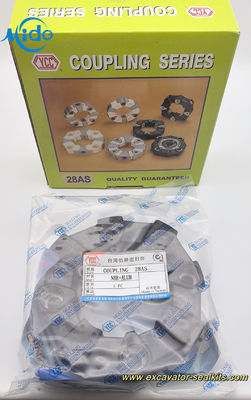 Acoplamiento de goma Centaflex de tamaño estándar negro para excavadora