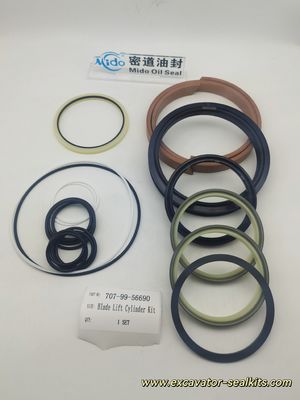 Kit de sellos para servicio pesado para todo clima para 707-99-56690 - Kit de sello de cilindro hidráulico de elevación de hoja a prueba de fugas