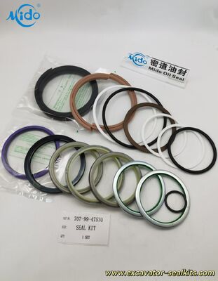 Kit de sello de cilindro hidráulico OEM Komatsu | Pieza original 707-99-47570