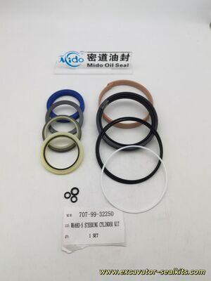 Kit de reconstrucción del cilindro de dirección Komatsu WA480-5 | Pieza OEM 707-99-32250 | Juego de sellos hidráulicos
