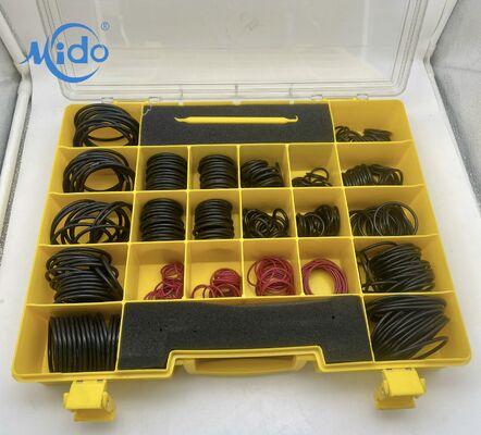 Kit de juntas tóricas a granel de 580 piezas para Cat 4C-4782, sellos duraderos de nitrilo 90, estándares SAE ORFS, rentable para mantenimiento de flotas