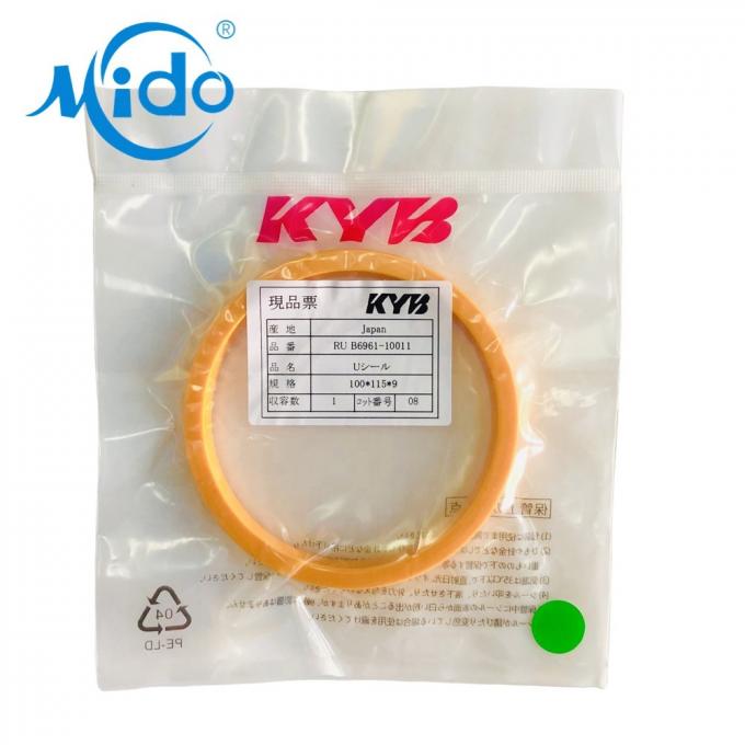Identificación de Rod Seal 100*115*9 milímetro del cilindro hidráulico de KYB * OD * excavador Rod Seal Kit de H 0